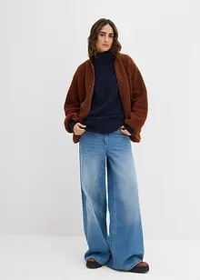 Basic genser med høy hals, bonprix