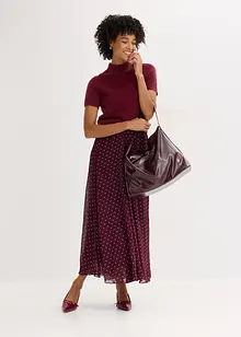 Chiffonskjørt, bonprix