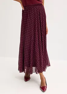 Chiffonskjørt, bonprix