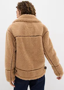 Jakke i imitert lammeskinn, bonprix