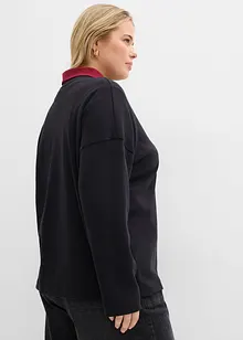 Langermet topp i 100% økologisk bomull, bonprix