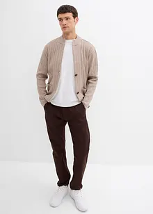 Cardigan i fin ribbestrikk, bonprix