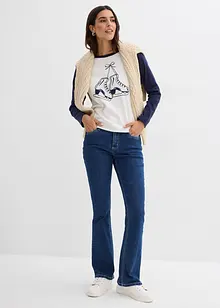 Raglangenser i 100% økologisk bomull, bonprix