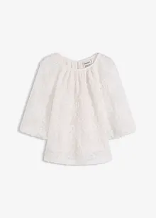 Bluse med strukturert blomstermønster, bonprix