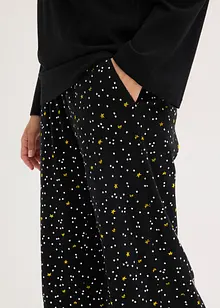 Pyjamas i 100% bomull med glitrende trykk, bonprix