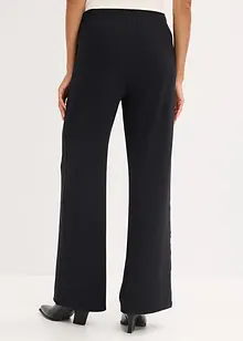 Pull on-bukse i Punto di Roma-materiale med strass, bonprix