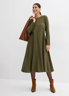 Kjole i 100% bomullsflanell, bonprix