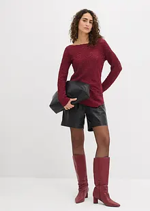 Langermet topp i blondemateriale, bonprix