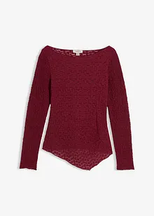 Langermet topp i blondemateriale, bonprix