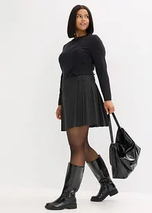 Finstrikket genser i lett viskosemiks, bonprix