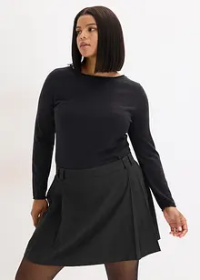 Finstrikket genser i lett viskosemiks, bonprix