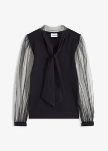 Genser i lett viskosemiks, bonprix