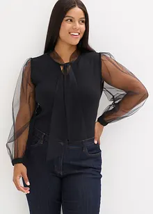 Genser i lett viskosemiks, bonprix