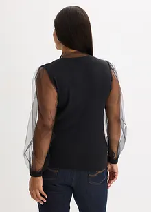 Genser i lett viskosemiks, bonprix