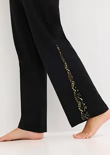 Pyjamas med fine, glitrende blonder, bonprix