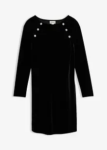 Festlig 2-i-1-mamma- og ammekjole av myk fløyel, bonprix