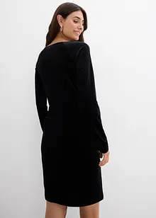 Festlig 2-i-1-mamma- og ammekjole av myk fløyel, bonprix