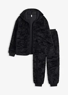 Loungewear-kosedress i pilé, bonprix