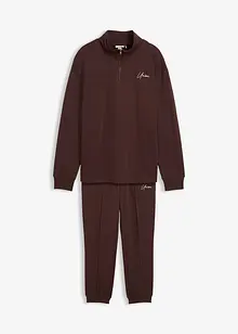 Joggedress i 100% bomull, Loose Fit (2-delt sett), bonprix