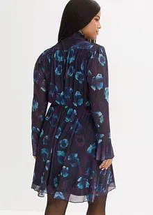 Kjole i myk mesh, bonprix