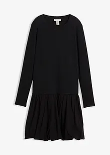 Trikotkjole med ballongskjørt, bonprix