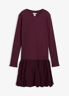 Trikotkjole med ballongskjørt, bonprix