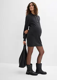 Finstrikket mammakjole i økologisk bomull, bonprix