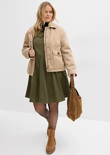 Flanellkjole av 100% økologisk bomull, bonprix