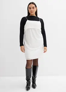 Minikjole med fint paljettbroderi, bonprix