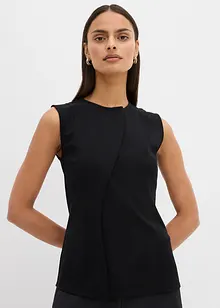 Asymmetrisk vest i Punto di Roma-materiale, bonprix