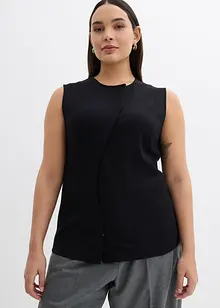 Asymmetrisk vest i Punto di Roma-materiale, bonprix