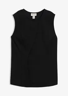 Asymmetrisk vest i Punto di Roma-materiale, bonprix
