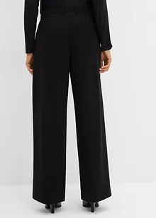 Bukse med legg i viskosemiks, bonprix