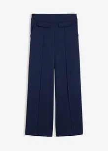 Bootcut-bukse i viskosemiks med lett glans, bonprix