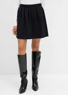 Sweatskjørt med legg av viskosemiks med glans, bonprix