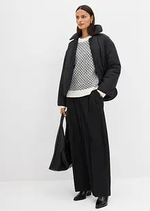 Grovstrikket genser med ull, bonprix