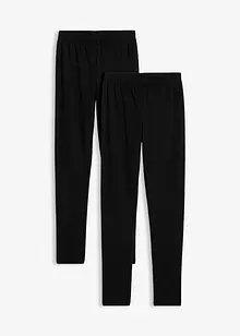 Varmende leggings i elastisk bomullsmateriale (3-pack), bonprix