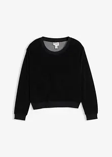 Sweatshirt i myk frotté, bonprix