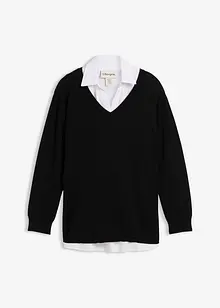 Sett med mammagenser og ermeløs skjorte i økologisk bomull, bonprix