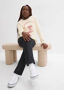Sweatshirt i 100% økologisk bomull, bonprix