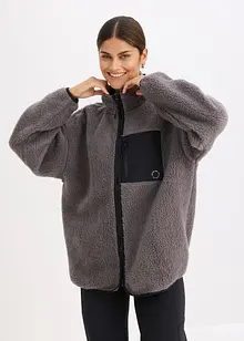 Funksjonsjakke i fleece, oversized, bonprix