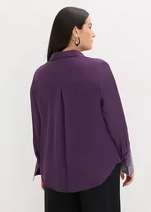 Skjorte med glitterstener, bonprix