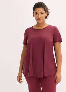 Ekstra myk treningstopp med innfelling i mesh, hurtigtørkende, bonprix