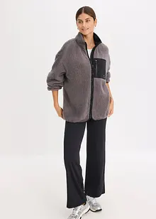 Funksjonsjakke i fleece, oversized, bonprix