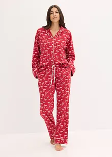 Pyjamas i 100% bomull, bonprix