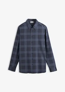 Langermet flanellskjorte i 100% økologisk bomull, bonprix