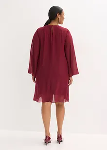 Chiffonkjole med strass-applikasjon, bonprix