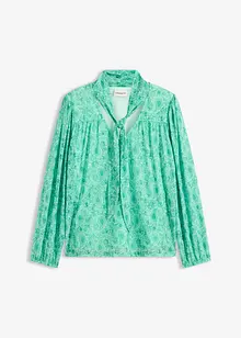 Langermet topp av delikat mesh, bonprix