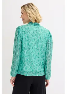 Langermet topp av delikat mesh, bonprix