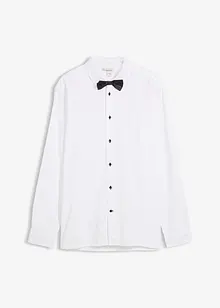 Skjorte og sløyfe i 100% økologisk bomull (2-delt sett), bonprix